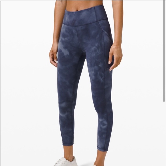 lululemon athletica Pants - Lululemon Invigorate crop Diamond Dye
